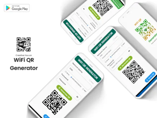 WIFI QR GENERATOR 2023 android App screenshot 0