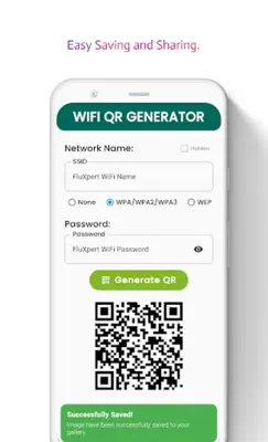 WIFI QR GENERATOR 2023 android App screenshot 1